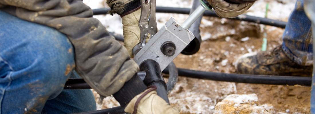 hvac techs installing a geothermal system